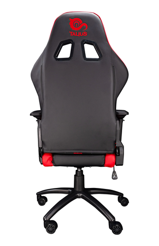 Talius Silla Viper gaming negra/roja, 4D, butterfly, base metal, ruedas 60mm nylon, gas clase 4,