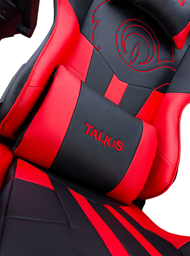 Talius Silla Viper gaming negra/roja, 4D, butterfly, base metal, ruedas 60mm nylon, gas clase 4,