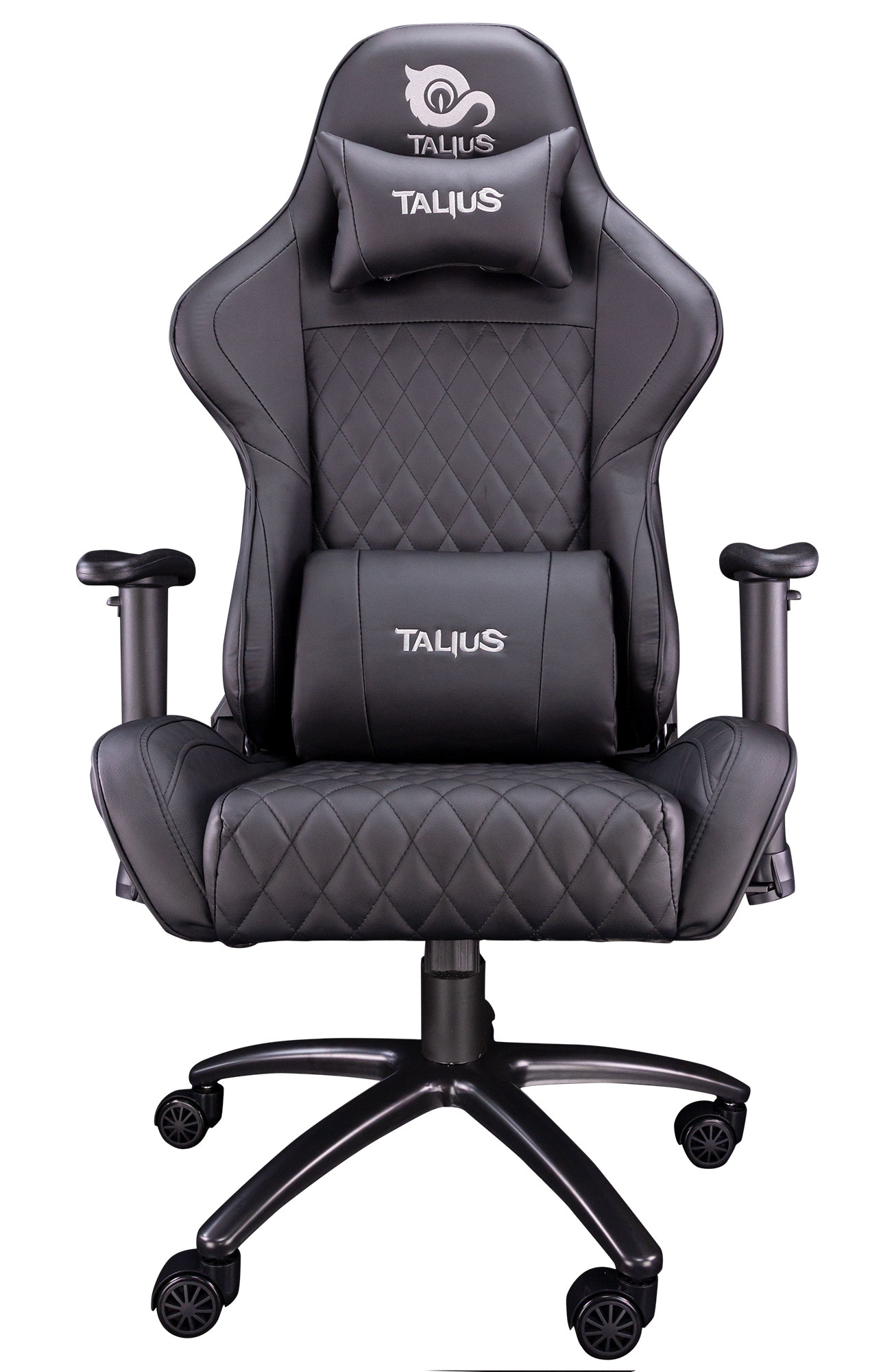 Talius silla Komodo gaming black, 2D, butterfly, base metal, ruedas 60mm nylon, gas clase 4, 2 almoh