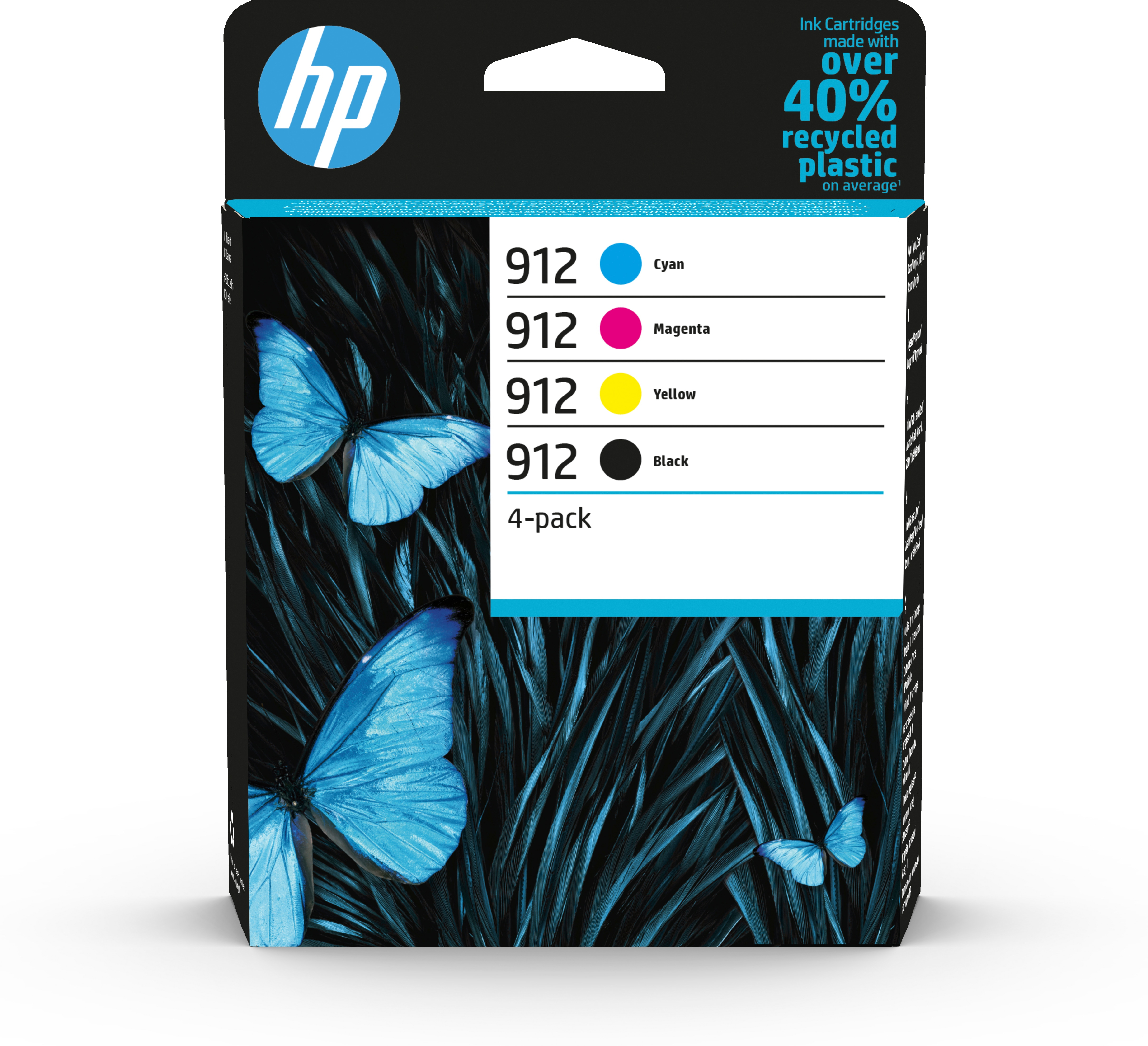 HP OfficeJet Pro 8000 series, Pack 4 cartuchos 912 CMYK