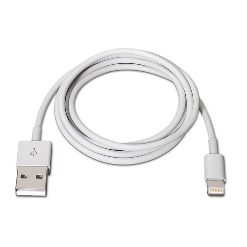 AISENS - CABLE LIGHTNING A USB 2.0, LIGHTNING/M-USB A/M, BLANCO, 1.0M