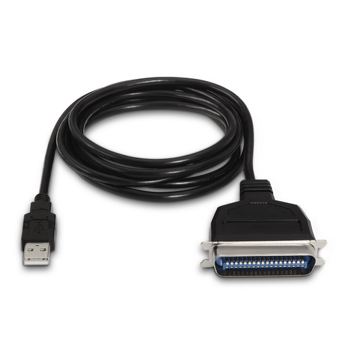 AISENS - CONVERSOR USB IMPRESORA, TIPO A/M-CN36(IEEE1284)/M, NEGRO, 1.5M