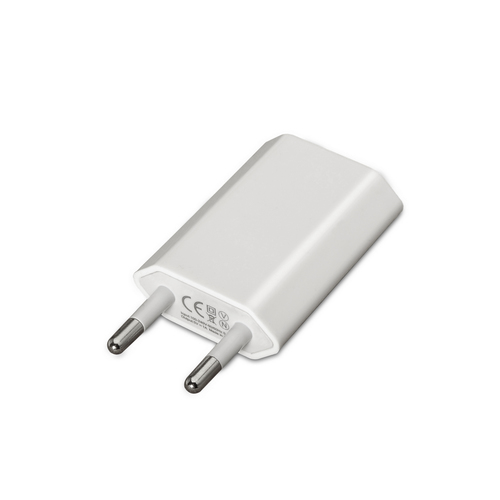 AISENS - MINI CARGADOR USB, 5V/1A, BLANCO