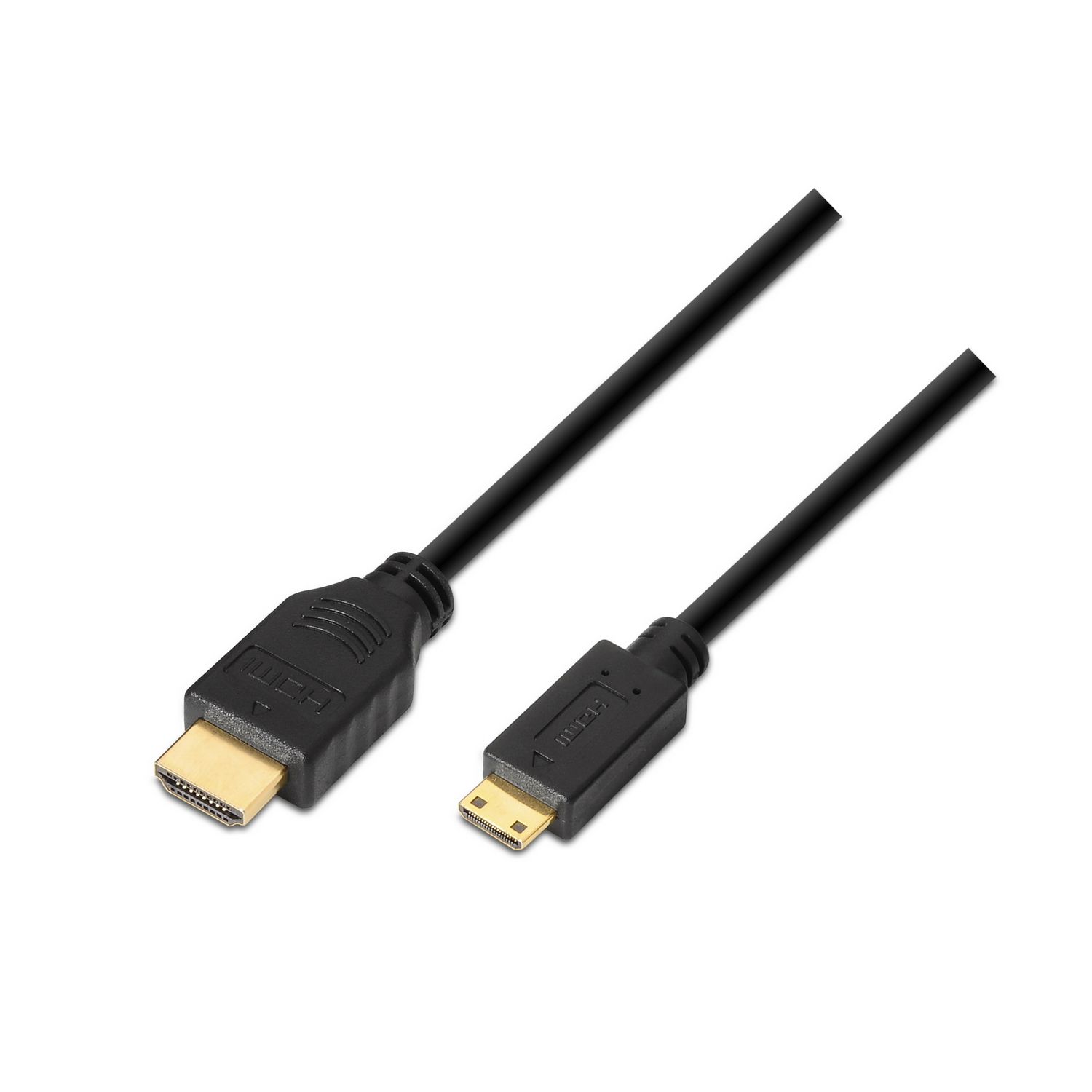 AISENS - CABLE HDMI A MINI HDMI ALTA VELOCIDAD / HEC, A/M-C/M, NEGRO, 1.8M