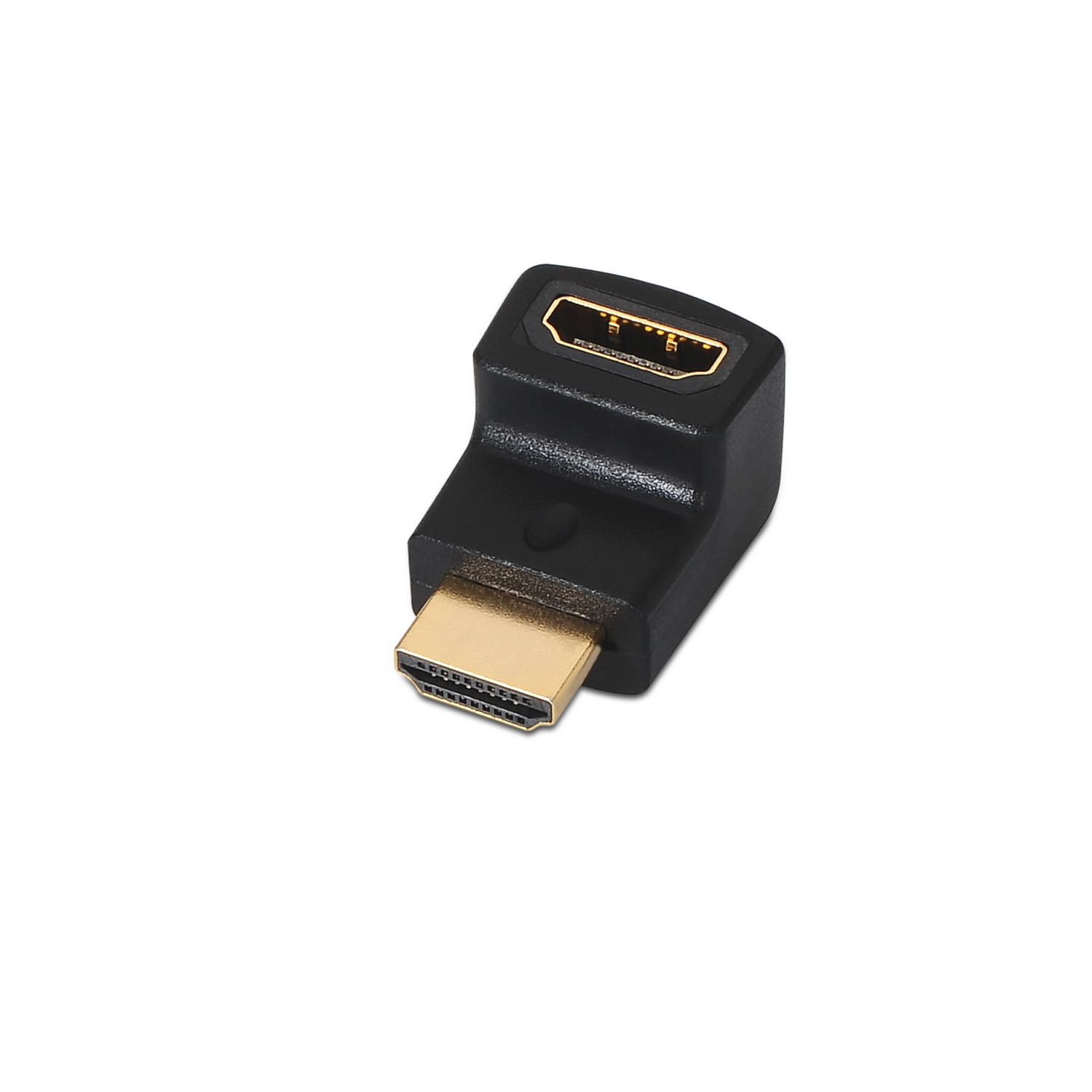 AISENS - ADAPTADOR HDMI ACODADO, A/H-A/M, NEGRO