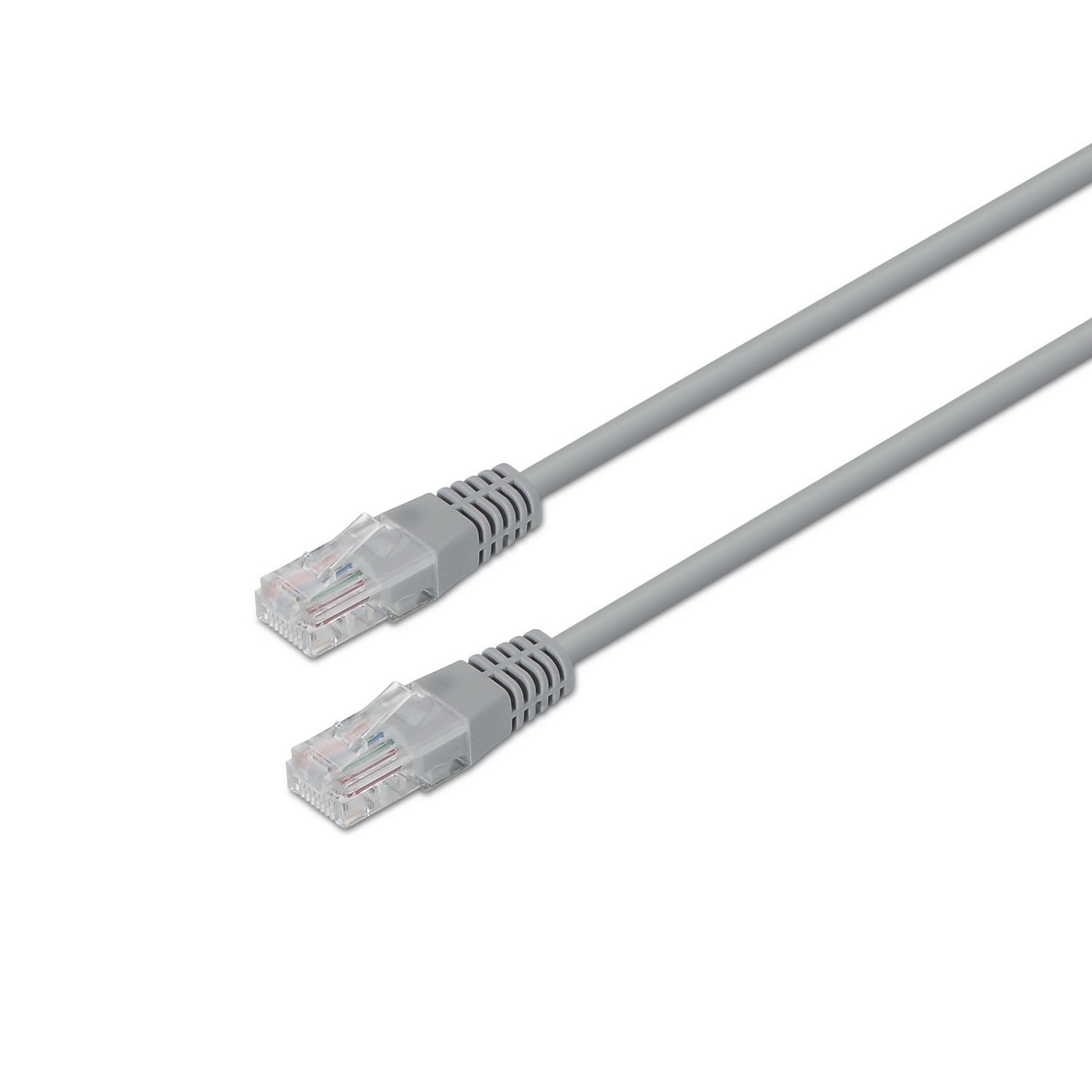 AISENS - CABLE DE RED LATIGUILLO RJ45 CAT.5E UTP AWG24, GRIS, 15M