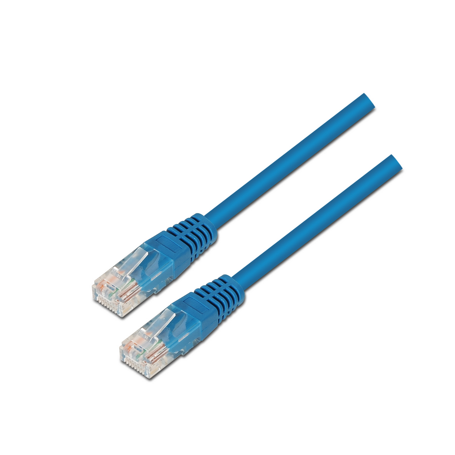 AISENS - CABLE DE RED LATIGUILLO RJ45 CAT.6 UTP AWG24, AZUL, 3.0M