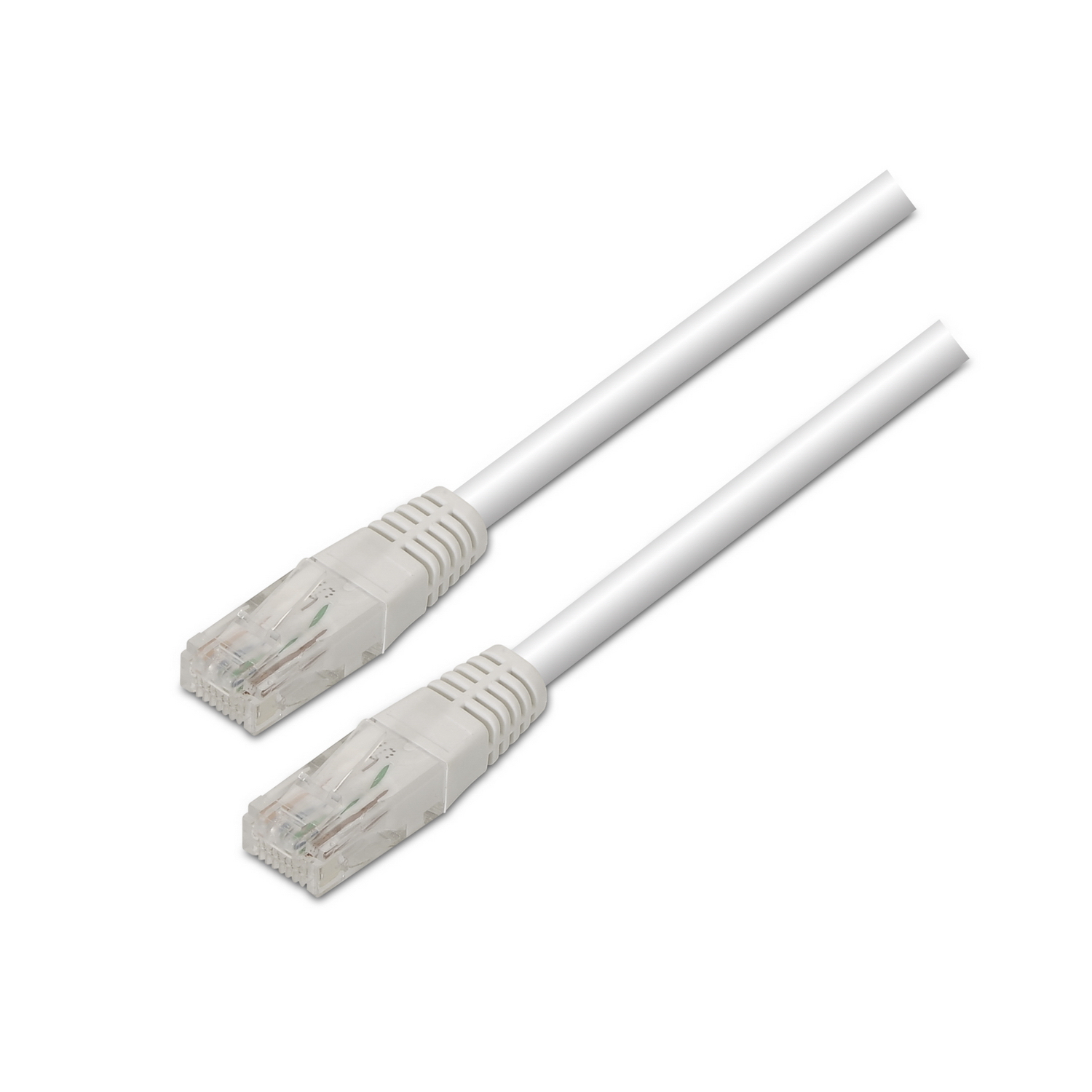 AISENS - CABLE DE RED LATIGUILLO RJ45 CAT.6 UTP AWG24, BLANCO, 1.0M