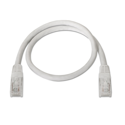 AISENS - CABLE DE RED LATIGUILLO RJ45 CAT.6 UTP AWG24, BLANCO, 1.0M