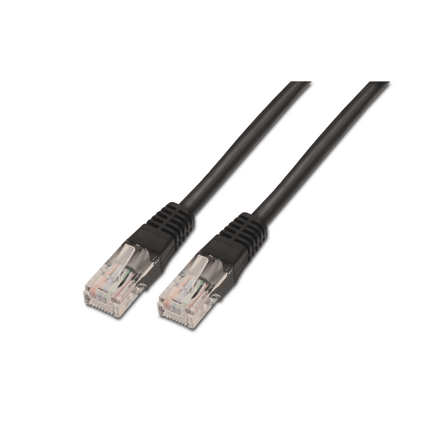 AISENS - CABLE DE RED LATIGUILLO RJ45 CAT.6 UTP AWG24, NEGRO, 3.0M