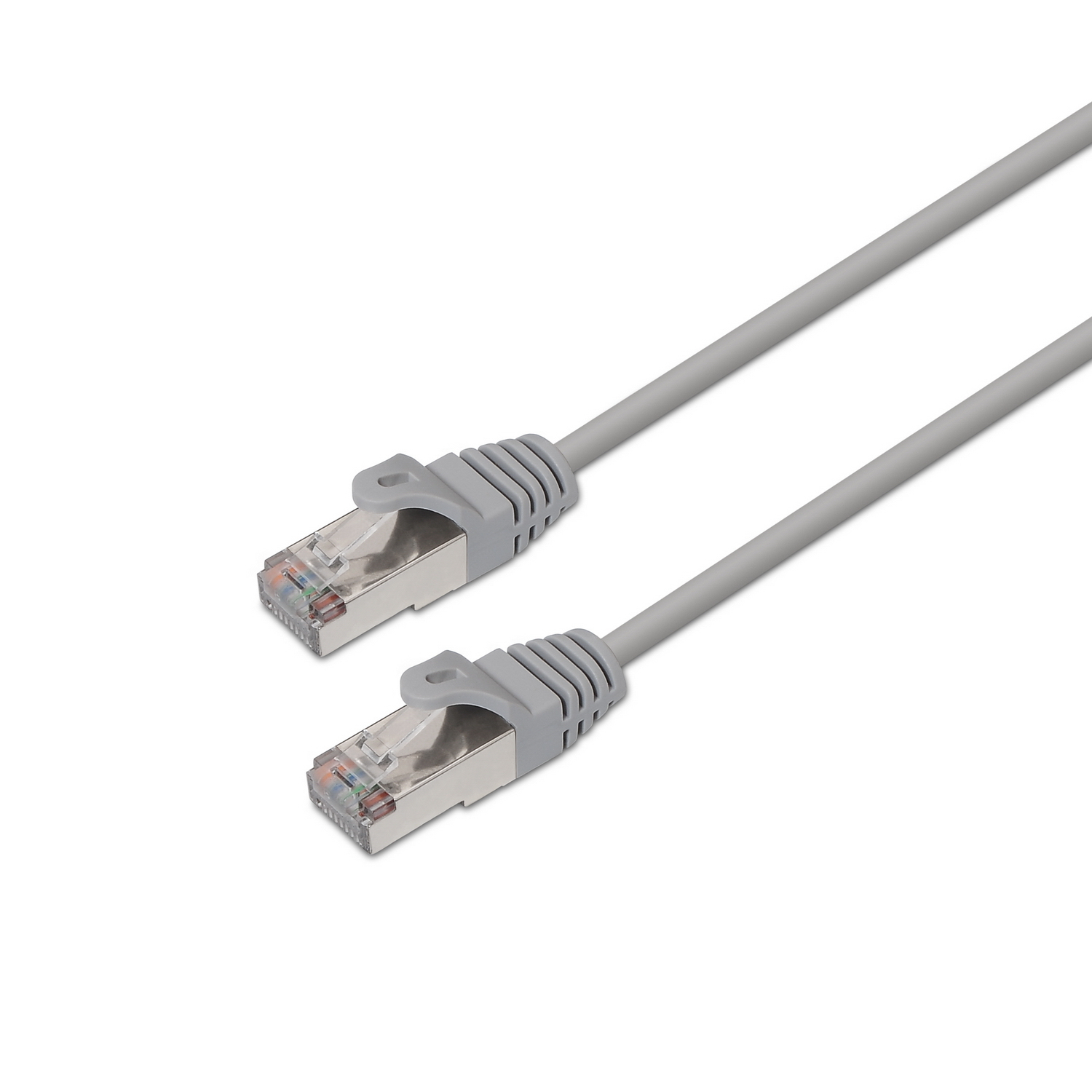 AISENS - CABLE DE RED LATIGUILLO RJ45 CAT.6 FTP AWG24, GRIS, 20M