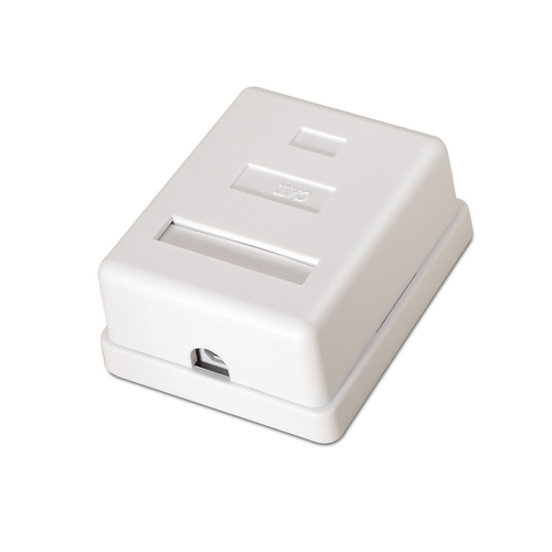 AISENS - ROSETA DE SUPERFICIE RJ45 CAT.6 UTP 1 TOMA, BLANCO