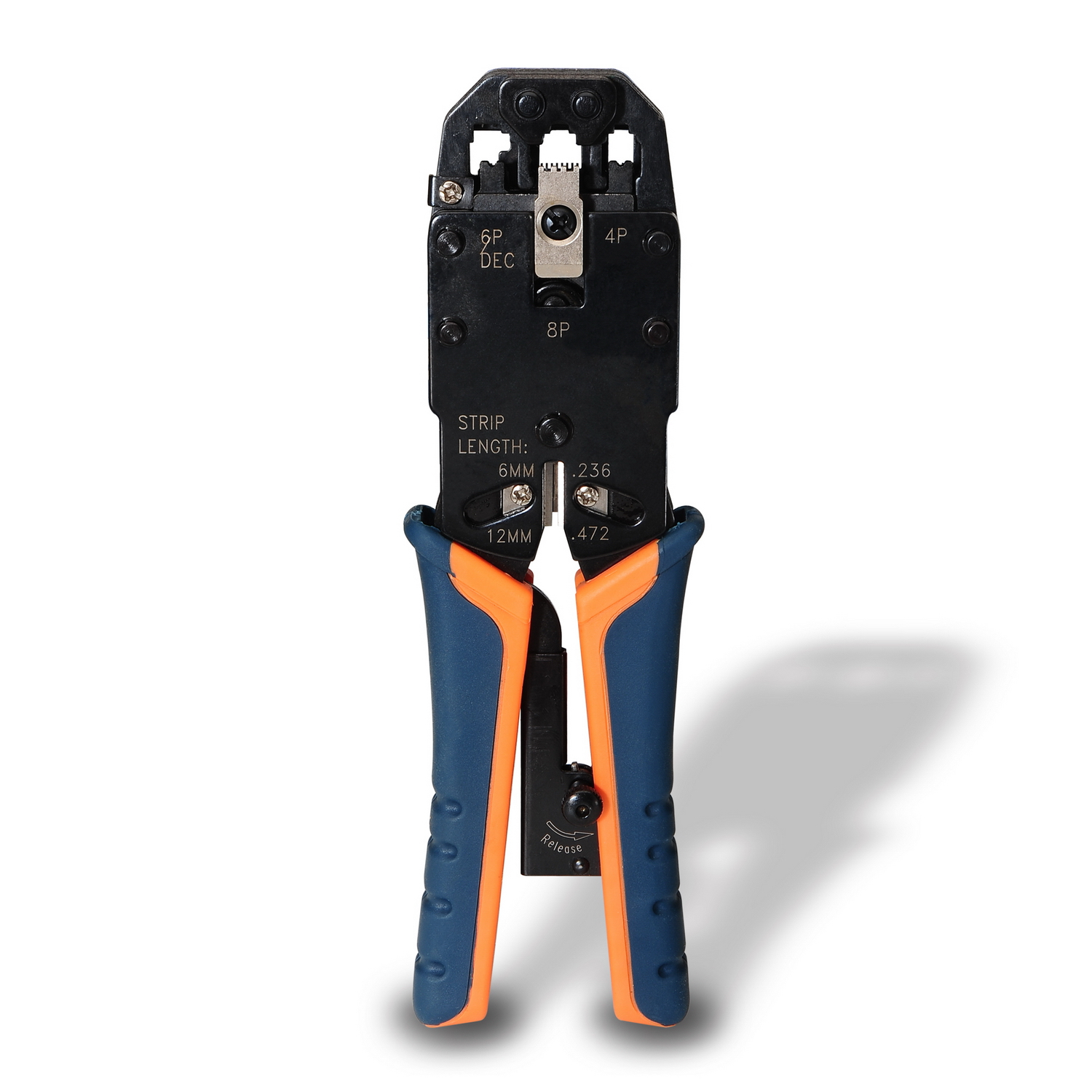 AISENS - TENAZA METaLICA DE CRIMPAR RJ10/RJ11/RJ12/RJ45 DE CARRACA