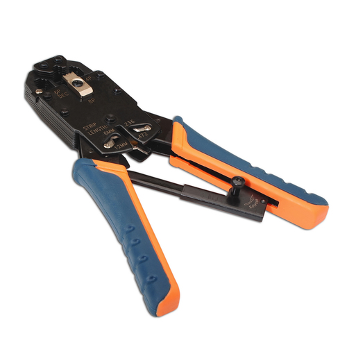 AISENS - TENAZA METaLICA DE CRIMPAR RJ10/RJ11/RJ12/RJ45 DE CARRACA