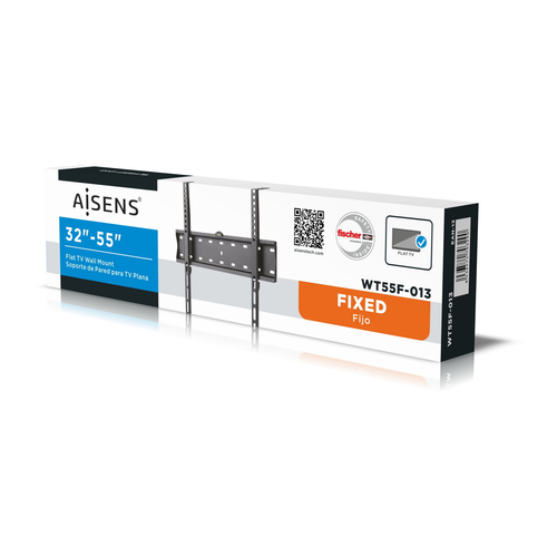 AISENS - SOPORTE ECO ULTRA DELGADO PARA MONITOR/TV 40KG DE 32-55, NEGRO