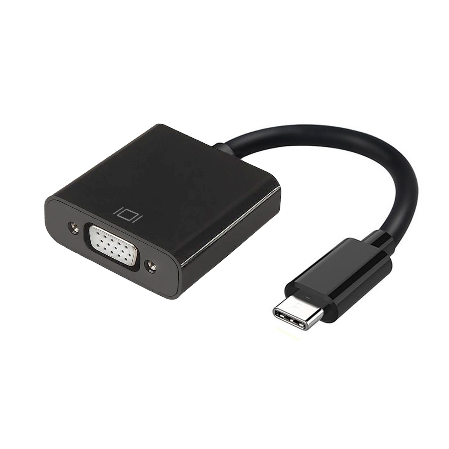 AISENS - CONVERSOR USB-C A VGA, USB-C/M-HDB15/H, NEGRO, 15CM