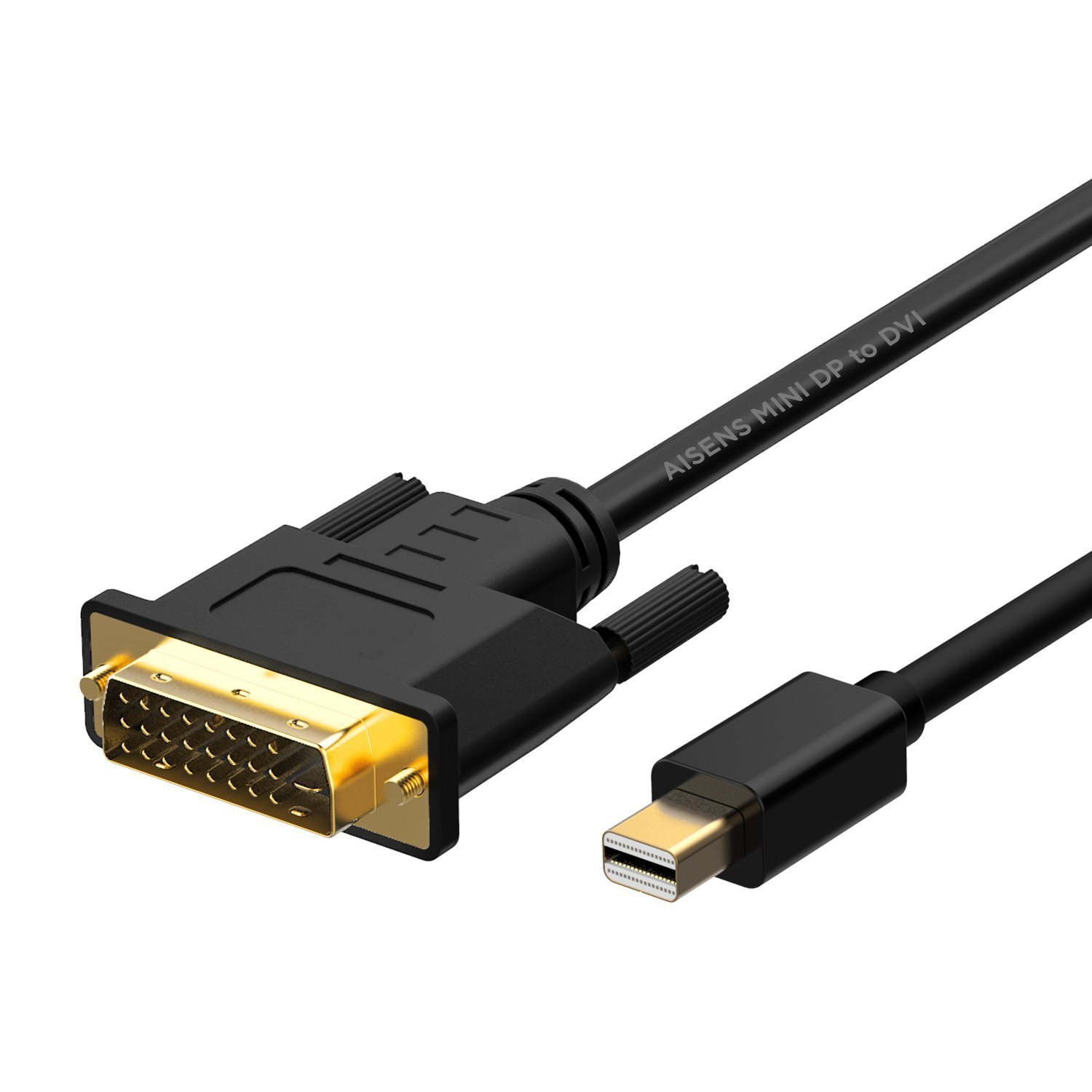 AISENS - CABLE CONVERSOR MINI DP A DVI, MINI DP/M-DVI/M, NEGRO, 2.0M