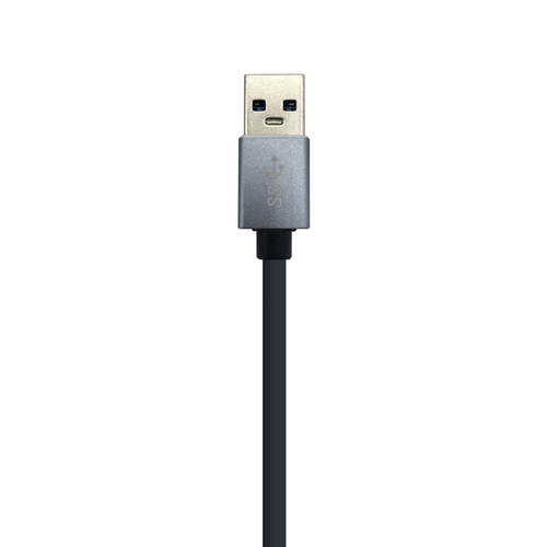 AISENS - CONVERSOR USB 3.0 A ETHERNET GIGABIT 10/100/1000 MBPS + HUB 3XUSB3.0, GRIS, 15CM