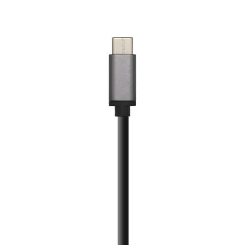 AISENS - HUB USB 3.1 USB-C, USB-C/M-4xTIPO A/H, GRIS, 15CM