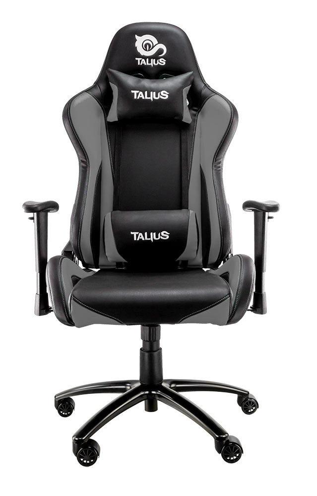 Talius silla Lizard V2 gaming black/Grey 2D, butterfly, base metal, ruedas 60mm nylon, gas clase 4- descatalogado