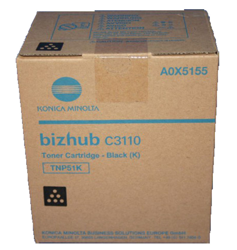 KONICA MINOLTA Toner MINOLTA TNP51K: C3110 Negro /A0X5155
