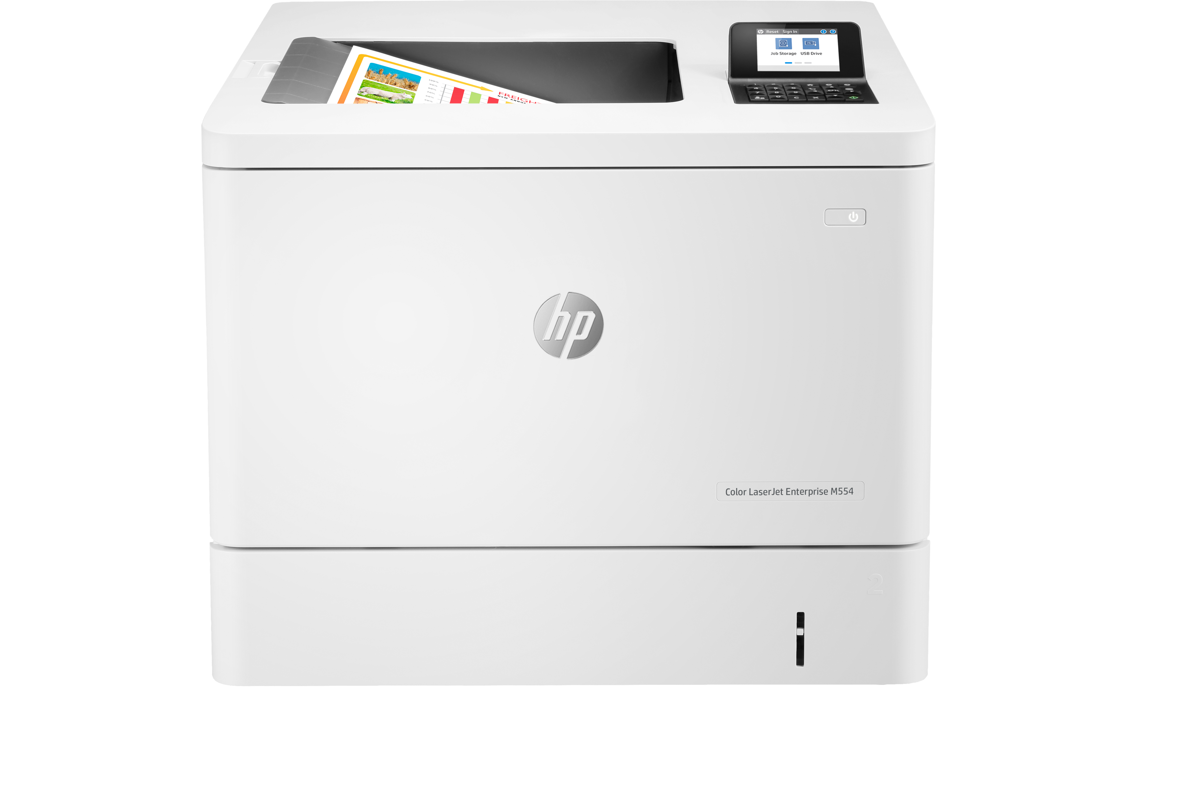 HP Impresora laser color laserJet Enterprise M554dn