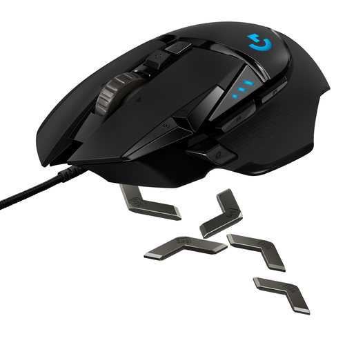 LOGITECH RATON G502 HERO OPTICO USB GAMING