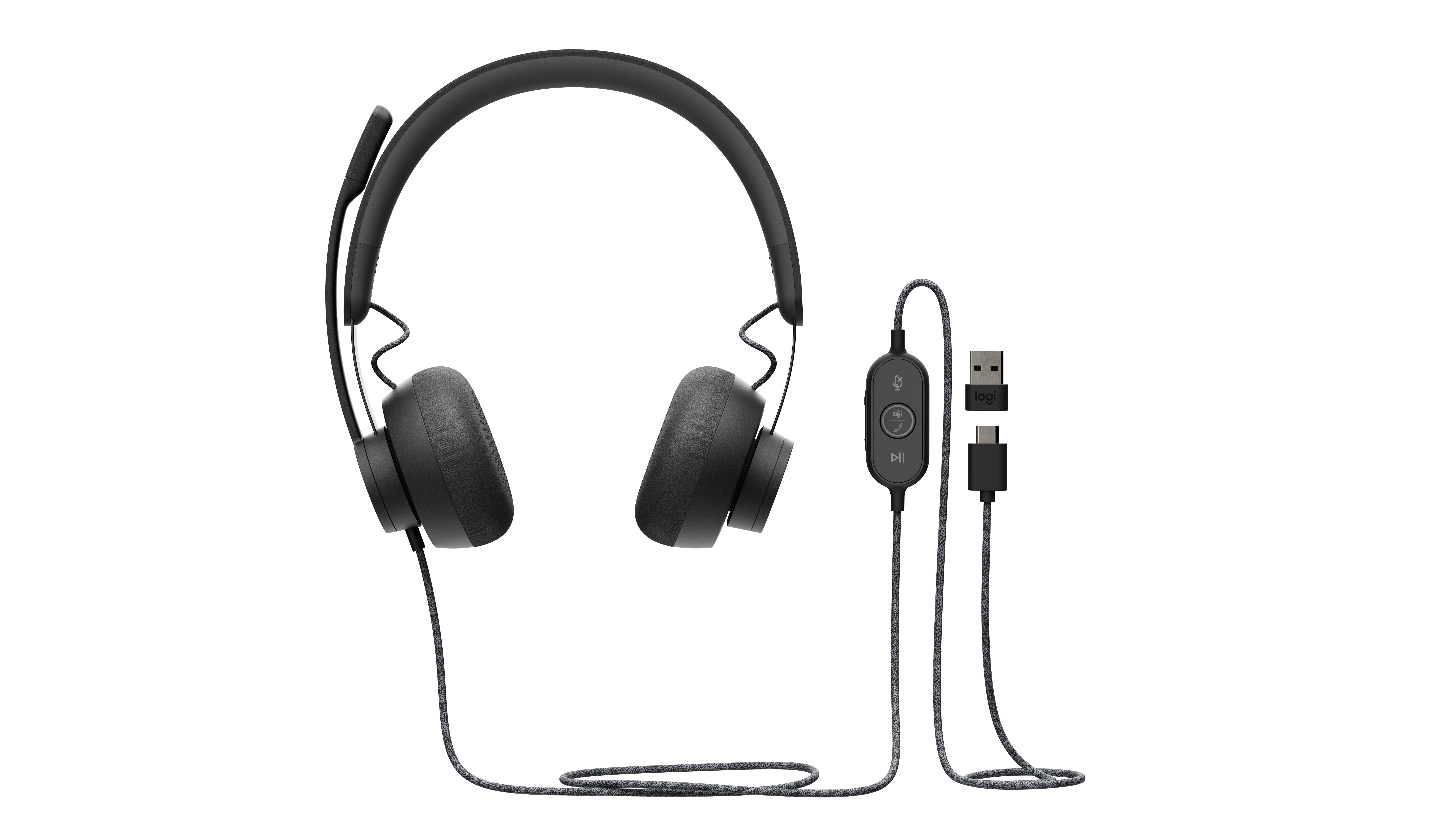 LOGITECH Zone Wired Teams USB headset 981-000870