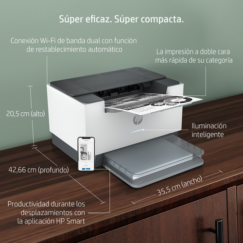 HP Impresora laser monocromo LaserJet M209dw