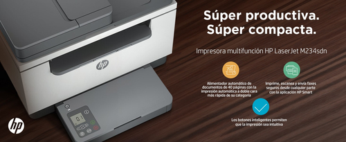 HP multifuncion laser monocromo LaserJet M234sdn