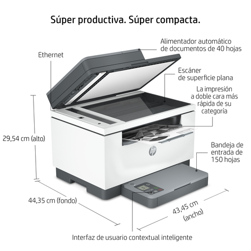 HP multifuncion laser monocromo LaserJet M234sdn