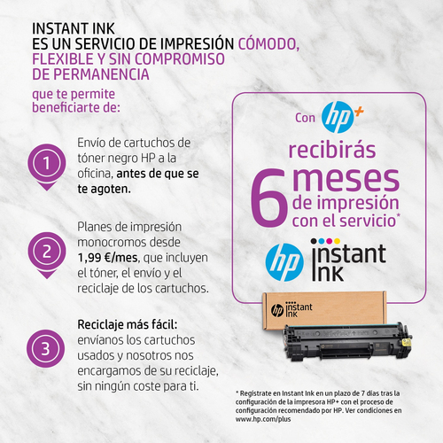 HP multifuncion laser monocromo LaserJet M234sdwe (HP+ solo consumible original, cuenta HP, conexion ***descatalogado***