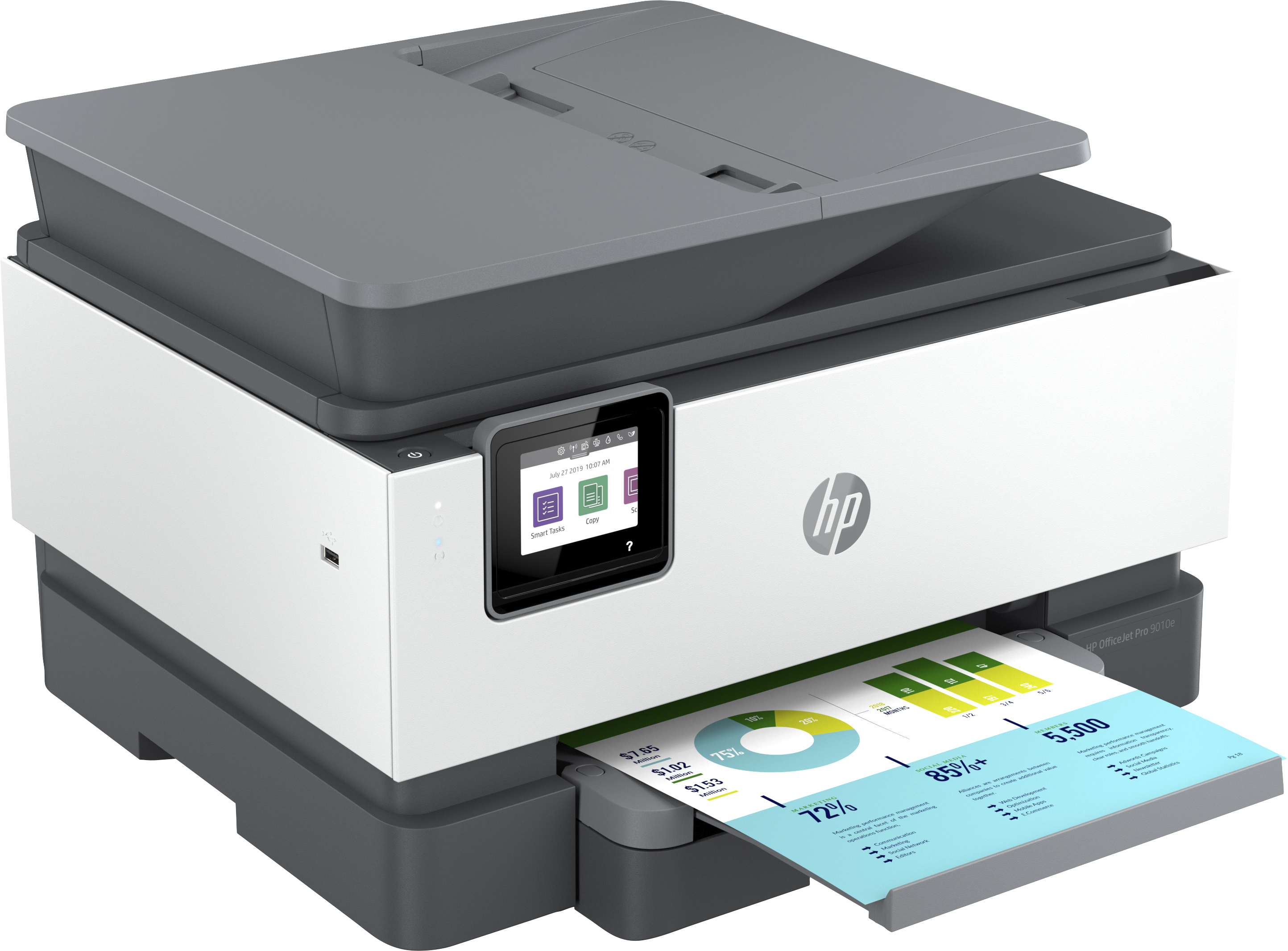 HP multifuncion inkjet OfficeJet Pro 9010e (Opcion HP+ solo consumible original, cuenta HP, conexion