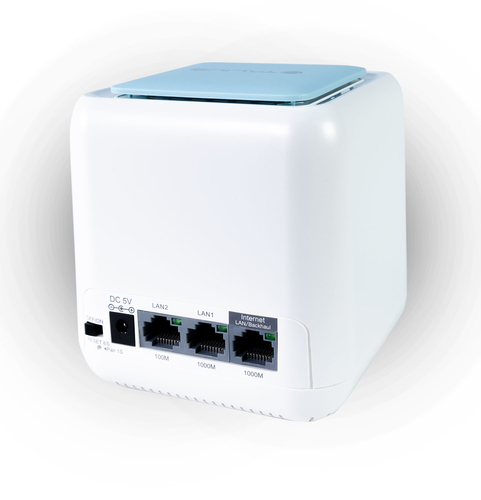 Talius redes Mesh (Pack 2 dispositivos) Sistema Wi-Fi AC1200 GigaLAN