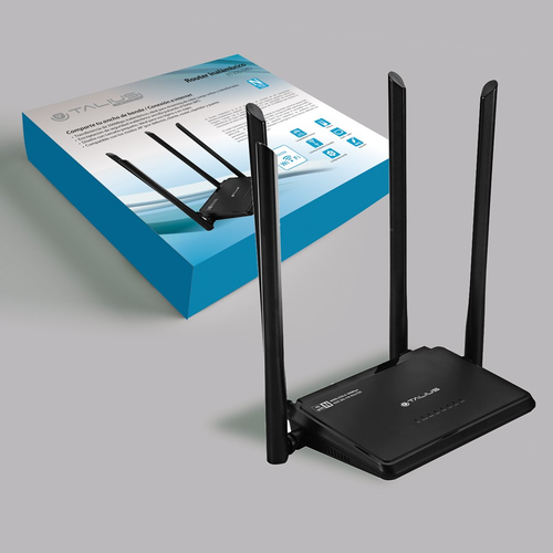 Talius redes router wireless N 300M 4 puertos RT-300-N4D