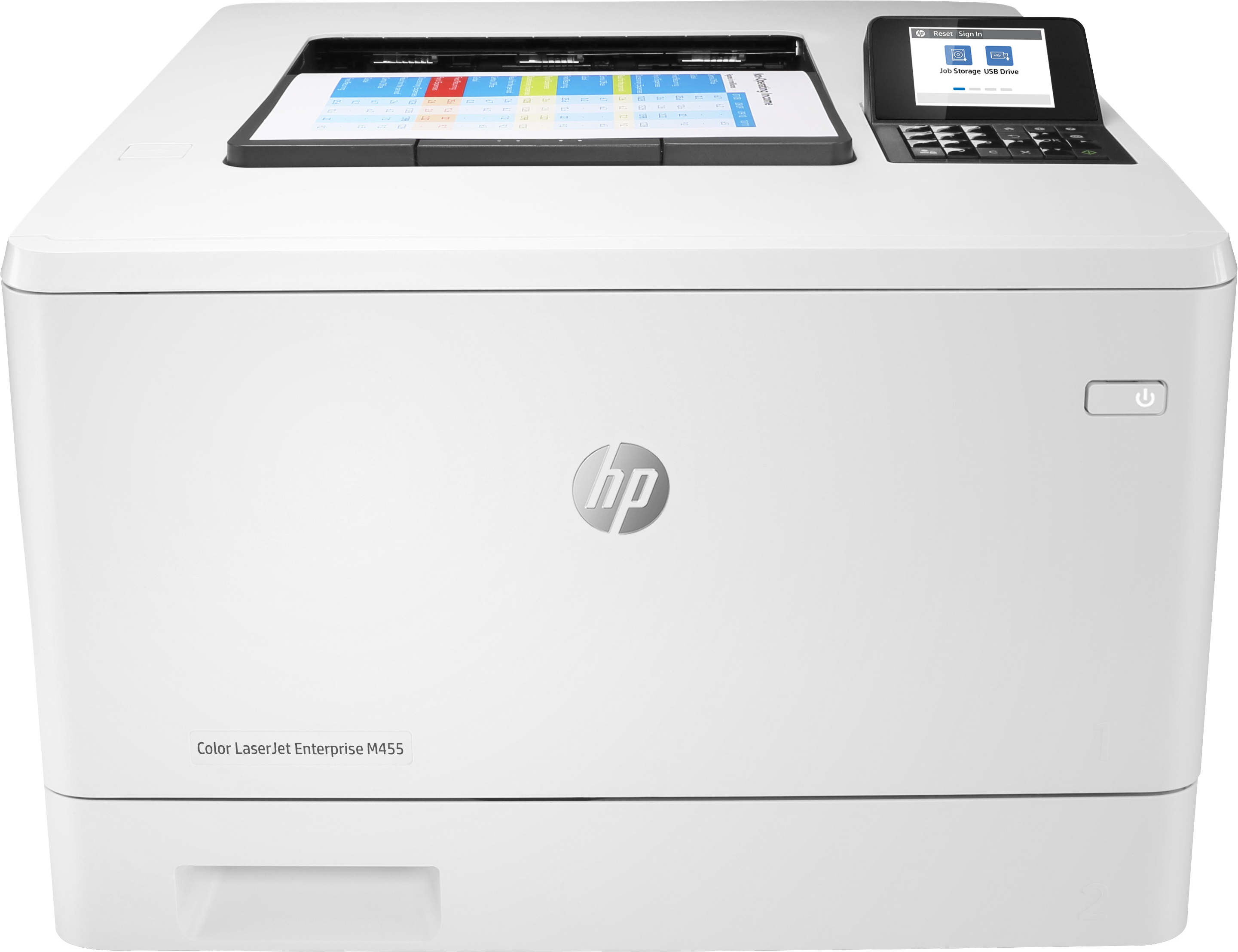 HP impresora laser color laserJet Enterprise M455dn