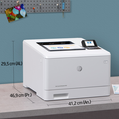 HP impresora laser color laserJet Enterprise M455dn