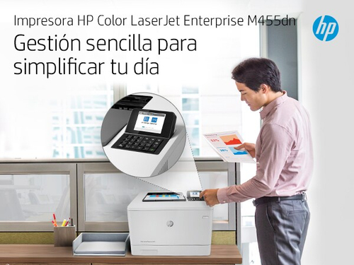 HP impresora laser color laserJet Enterprise M455dn