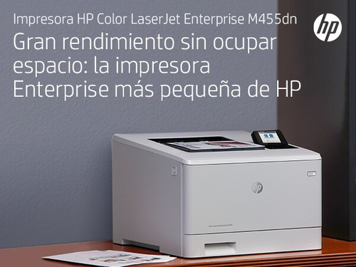 HP impresora laser color laserJet Enterprise M455dn