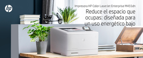 HP impresora laser color laserJet Enterprise M455dn