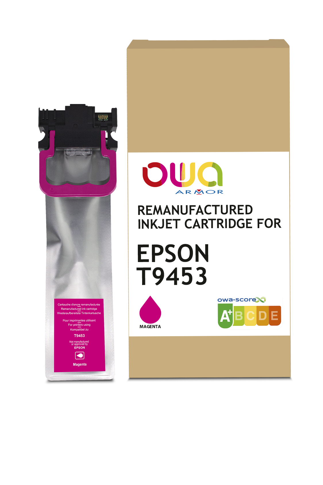 ARMOR Cartucho MAGENTA T9453 XL PARA WFC5XXX