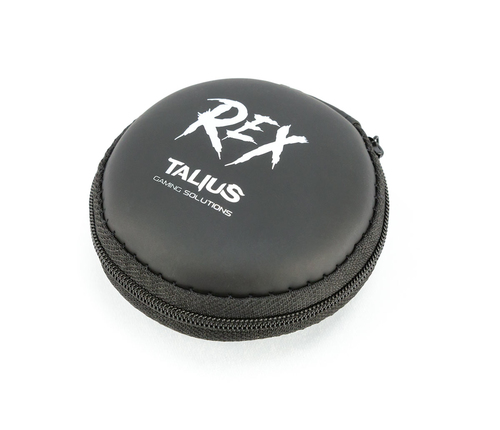 Talius intrauricular gaming Rex negro/rojo