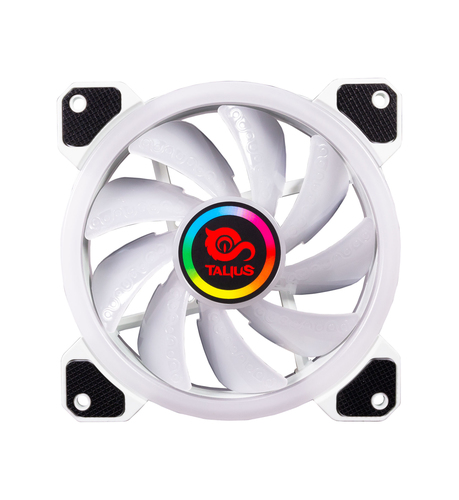 Talius ventilador caja RGB Iris/Cronos Spectrum 16Led 12cm Blanco Retail