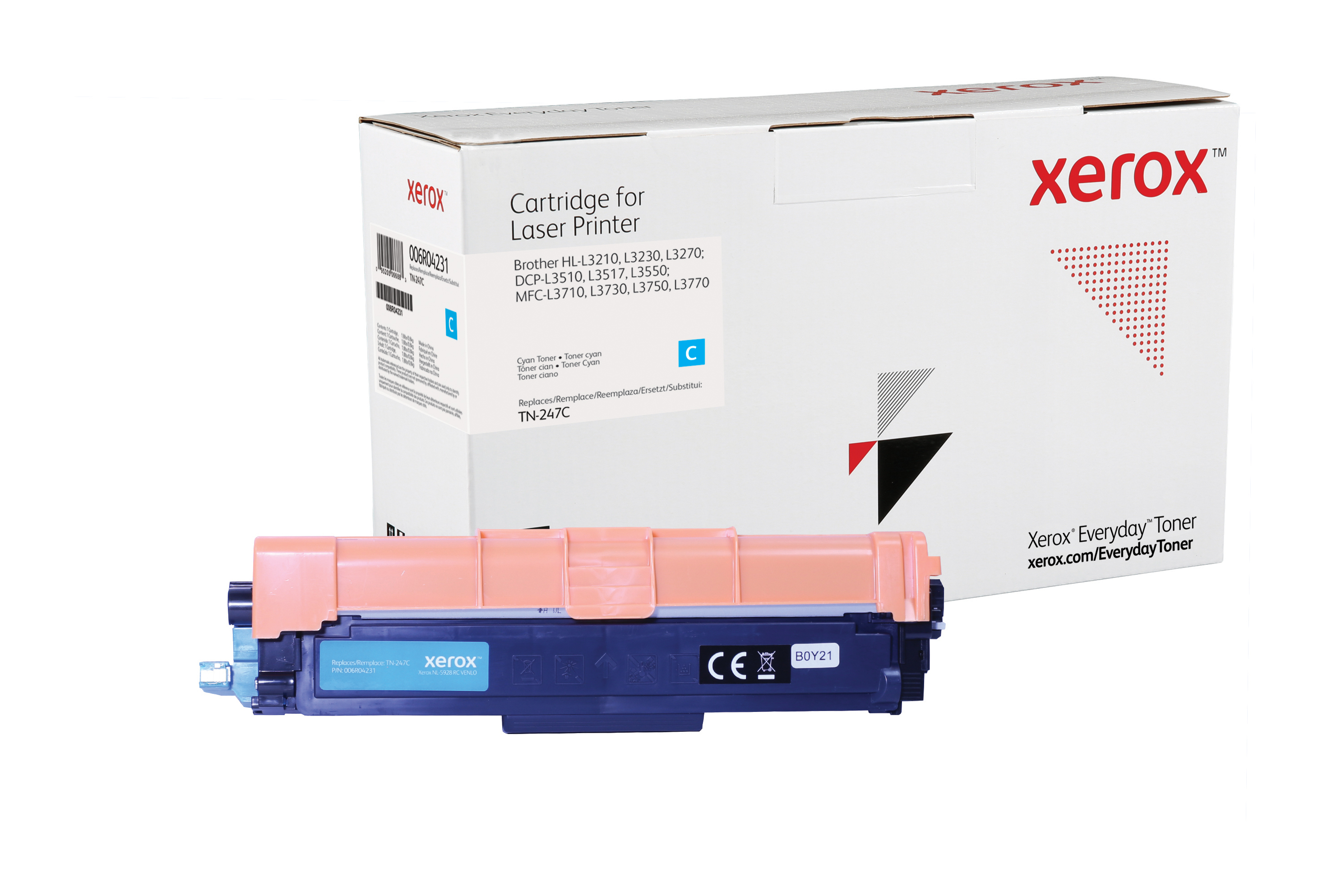 XEROX Everyday Toner para Brother TN247C Alto Rendimiento Cian