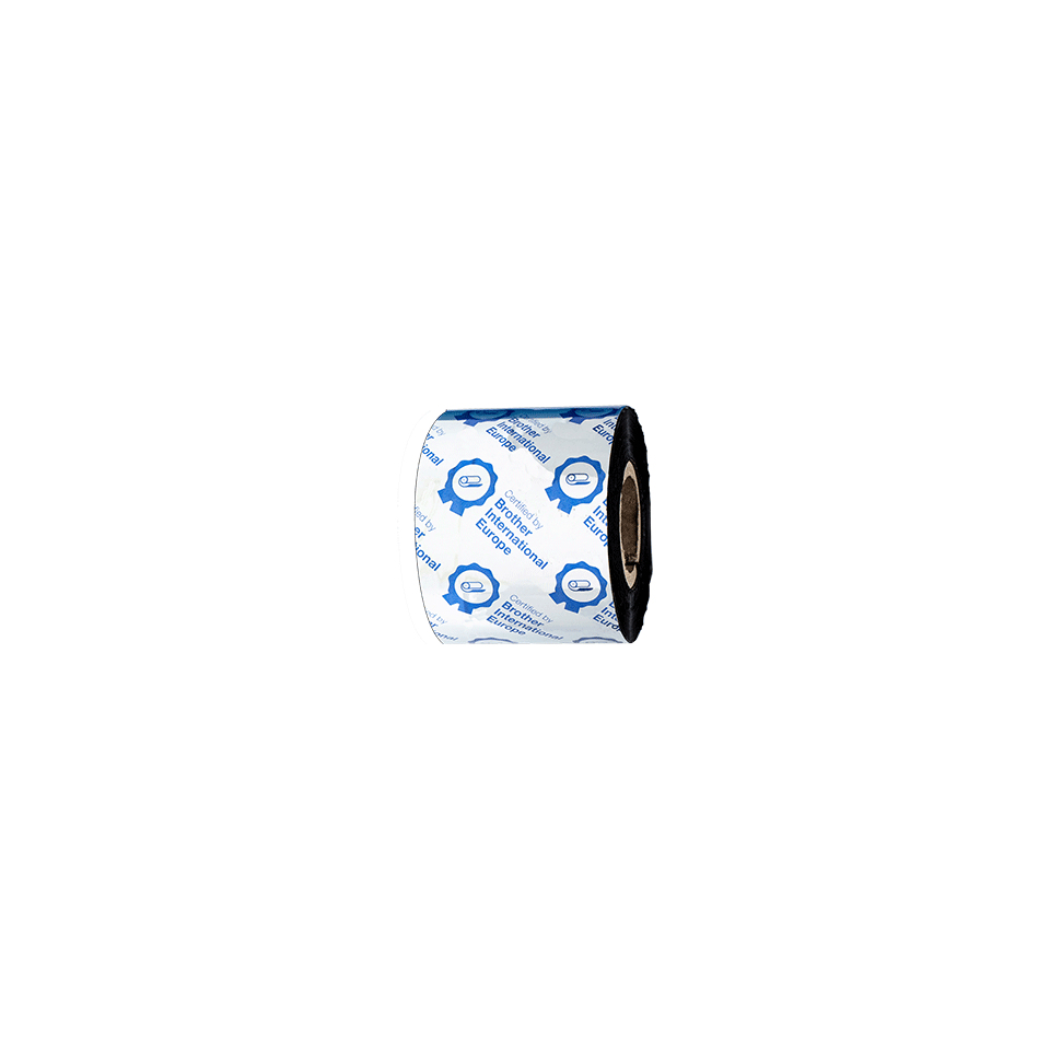 BROTHER 12 Rollos de Ribbon de cera/resina premium de 60mm de ancho y 300m de longitud