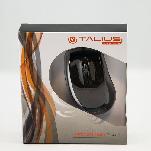 TALIUS ratón 491-S óptico USB black