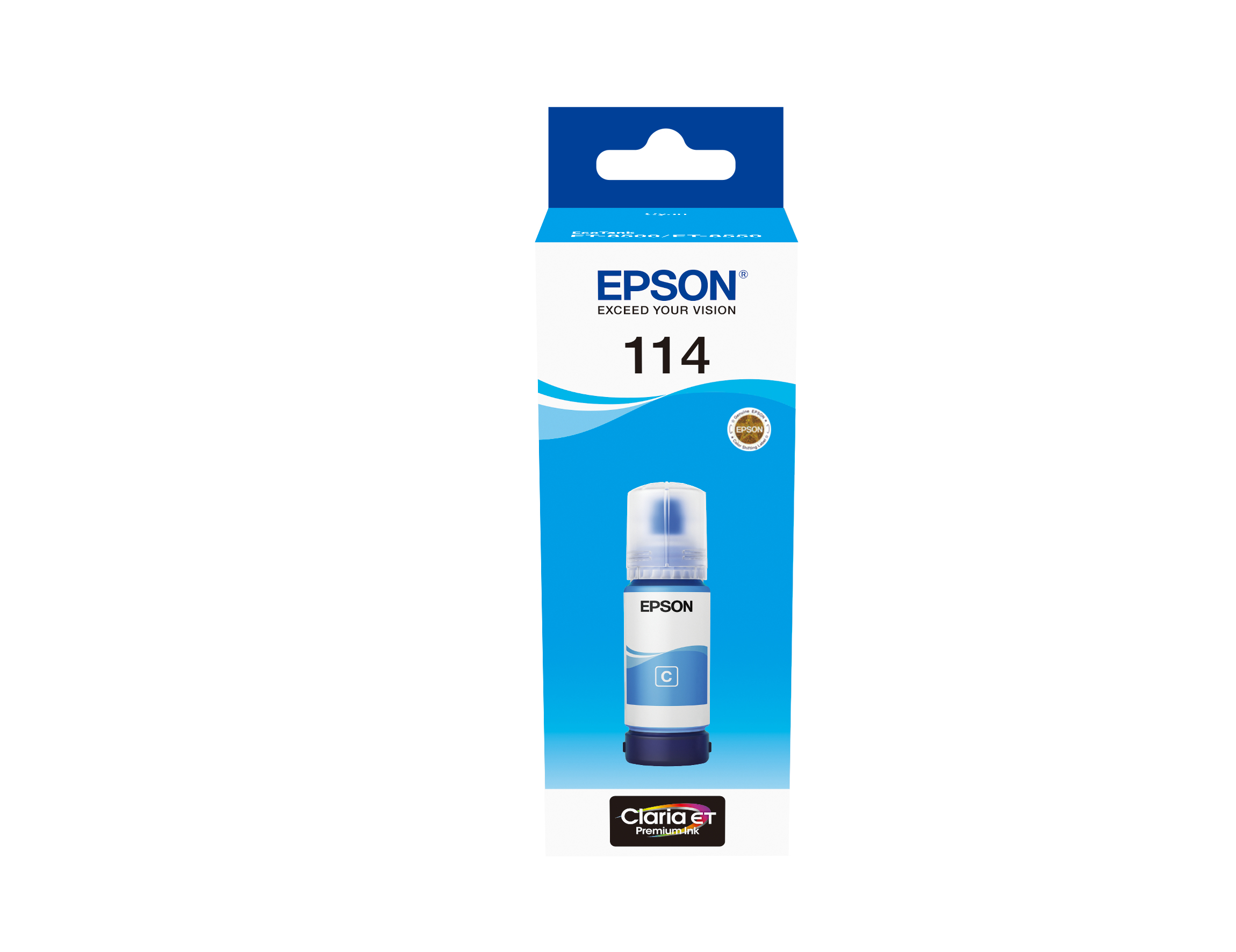 EPSON Botella Cyan 70 ml Ecotank ET-8500 / ET-8550 - 114