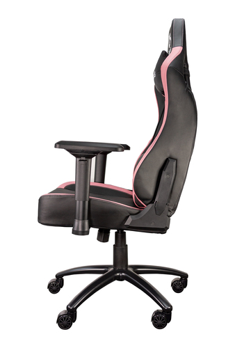Talius silla Vulture gaming negra/rosa butterfly, base nylon, ruedas nylon, 4D