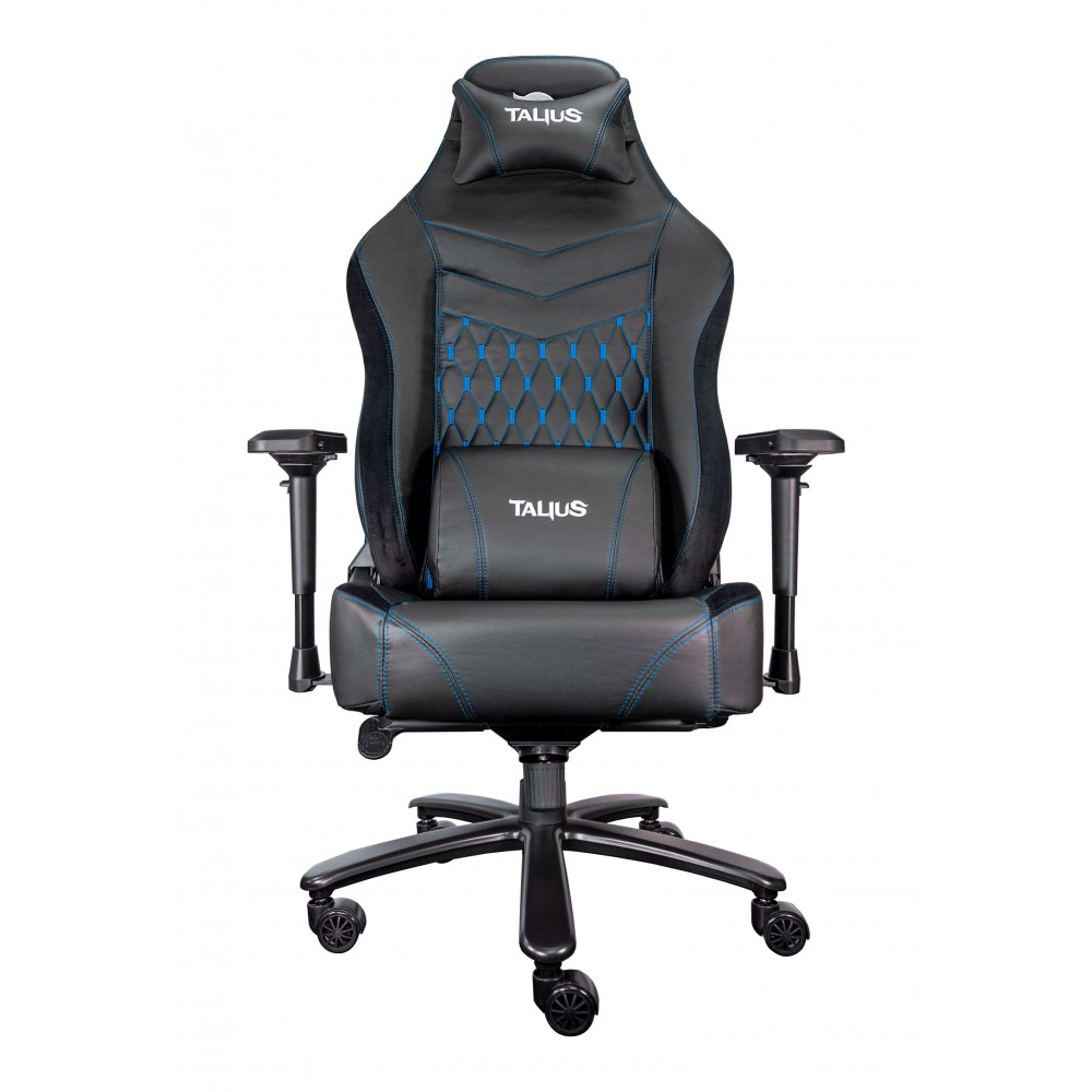 Talius silla Mamut gaming negra/azul 4D, Frog, base metal, ruedas nylon, hasta 170kg