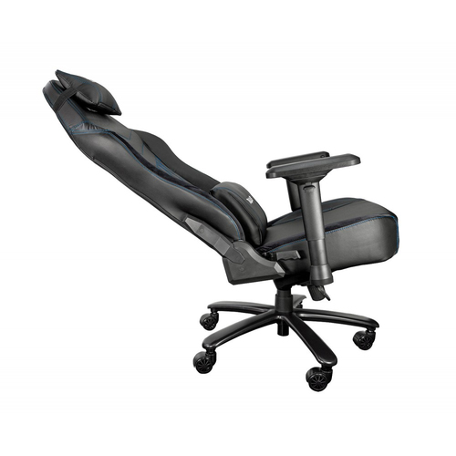 Talius silla Mamut gaming negra/azul 4D, Frog, base metal, ruedas nylon, hasta 170kg